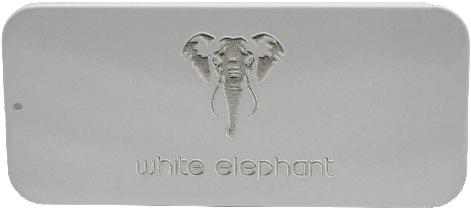 White Elephant 10 Natural Meerschaum Filter 9mm Pocket (30x)