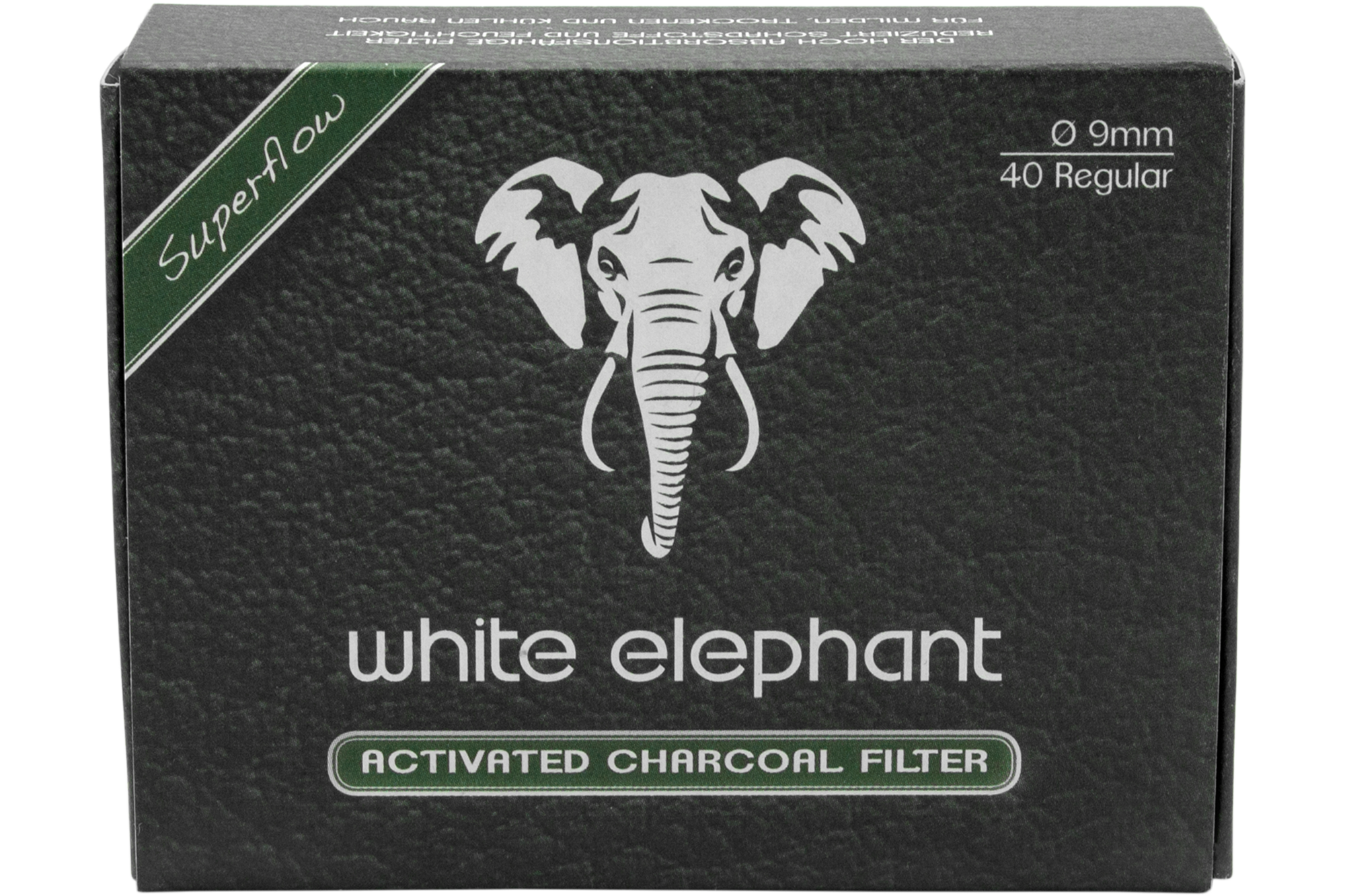 White Elephant 40 Activated Charcoal Filter 9mm (10x)